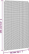 vidaXL - Insectenhor - voor - ramen - magnetisch - 80x140 - cm - wit