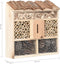vidaXL - Insectenhotel - 30x10x30 - cm - vurenhout