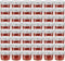 vidaXL - Jampotten - met - wit - met - rode - deksels - 48 - st - 110 - ml - glas