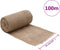vidaXL - Jute - rol - 200 - g/m² - 0,25x100 - m - 100% - jute