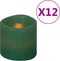 vidaXL Kaarsen 12 st LED warmwit