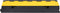 vidaXL - Kabelbeschermer - drempel - met - 2 - tunnels - 100 - cm - rubber