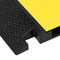 vidaXL - Kabelbeschermer - drempel - met - 2 - tunnels - 100 - cm - rubber