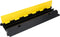 vidaXL - Kabelbeschermer - drempel - met - 2 - tunnels - 100 - cm - rubber