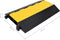 vidaXL - Kabelbeschermer - drempel - met - 2 - tunnels - 90 - cm - rubber