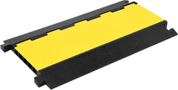 vidaXL - Kabelbeschermer - drempel - met - 5 - tunnels - 90 - cm - rubber