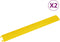 vidaXL - Kabelbeschermers - drempel - 2 - st - 98,5 - cm - geel