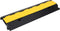 vidaXL - Kabelbeschermers - drempel - met - 2 - tunnels - 2 - st - 100 - cm - rubber