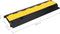 vidaXL - Kabelbeschermers - drempel - met - 2 - tunnels - 2 - st - 100 - cm - rubber