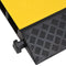 vidaXL - Kabelbeschermers - drempel - met - 2 - tunnels - 2 - st - 100 - cm - rubber