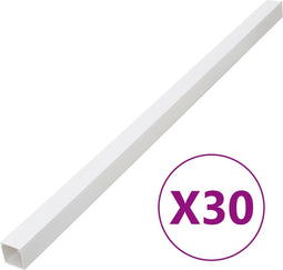 vidaXL - Kabelgoot - 50x25 - mm - 30 - m - PVC