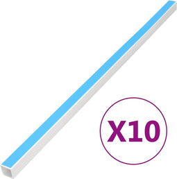 vidaXL - Kabelgoot - zelfklevend - 25x25 - mm - 10 - m - PVC