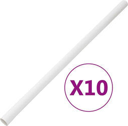 vidaXL - Kabelgoten - met - klemmen - Ø30 - mm - 10 - m - PVC