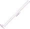 vidaXL - Kabelgoten - Ø25 - mm - 10 - m - PVC