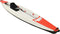 vidaXL Kajak opblaasbaar 375x72x31 cm polyester rood