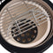 vidaXL Kamado barbecue 2-in-1 56 cm keramiek zwart