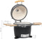 vidaXL Kamado barbecue grill smoker keramisch 44 cm