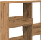vidaXL - Kamerscherm - 100x33x115 - cm - bewerkt - hout - artisanaal - eikenkleur