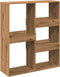 vidaXL - Kamerscherm - 100x33x115 - cm - bewerkt - hout - artisanaal - eikenkleur