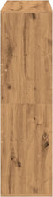 vidaXL - Kamerscherm - 100x33x115 - cm - bewerkt - hout - artisanaal - eikenkleur