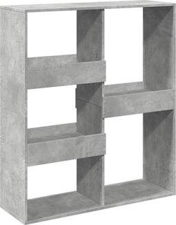 vidaXL - Kamerscherm - 100x33x115 - cm - bewerkt - hout - betongrijs
