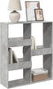 vidaXL - Kamerscherm - 100x33x115 - cm - bewerkt - hout - betongrijs
