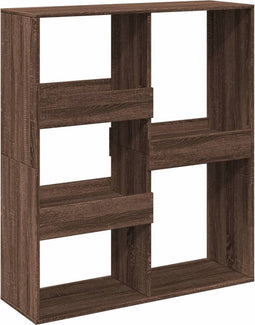 vidaXL - Kamerscherm - 100x33x115 - cm - bewerkt - hout - bruin - eikenkleurig