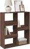 vidaXL - Kamerscherm - 100x33x115 - cm - bewerkt - hout - bruin - eikenkleurig