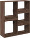 vidaXL - Kamerscherm - 100x33x115 - cm - bewerkt - hout - bruin - eikenkleurig