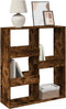 vidaXL - Kamerscherm - 100x33x115 - cm - bewerkt - hout - gerookt - eikenkleurig