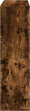 vidaXL - Kamerscherm - 100x33x115 - cm - bewerkt - hout - gerookt - eikenkleurig