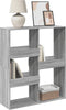 vidaXL - kamerscherm - 100x33x115 - cm - bewerkt - hout - grijs - sonoma - eikenkleur