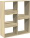 vidaXL - Kamerscherm - 100x33x115 - cm - bewerkt - hout - sonoma - eikenkleurig