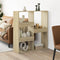 vidaXL - Kamerscherm - 100x33x115 - cm - bewerkt - hout - sonoma - eikenkleurig