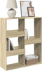 vidaXL - Kamerscherm - 100x33x115 - cm - bewerkt - hout - sonoma - eikenkleurig