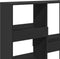 vidaXL - Kamerscherm - 100x33x115 - cm - bewerkt - hout - zwart