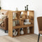 vidaXL - Kamerscherm - 100x33x94,5 - cm - bewerkt - hout - artisanaal - eikenkleur