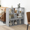 vidaXL - Kamerscherm - 100x33x94,5 - cm - bewerkt - hout - betongrijs