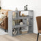 vidaXL - Kamerscherm - 100x33x94,5 - cm - bewerkt - hout - betongrijs