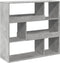 vidaXL - Kamerscherm - 100x33x94,5 - cm - bewerkt - hout - betongrijs