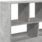 vidaXL - Kamerscherm - 100x33x94,5 - cm - bewerkt - hout - betongrijs