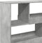 vidaXL - Kamerscherm - 100x33x94,5 - cm - bewerkt - hout - betongrijs
