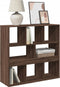vidaXL - Kamerscherm - 100x33x94,5 - cm - bewerkt - hout - bruin - eikenkleurig