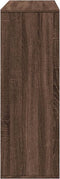 vidaXL - Kamerscherm - 100x33x94,5 - cm - bewerkt - hout - bruin - eikenkleurig