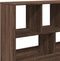 vidaXL - Kamerscherm - 100x33x94,5 - cm - bewerkt - hout - bruin - eikenkleurig