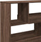 vidaXL - Kamerscherm - 100x33x94,5 - cm - bewerkt - hout - bruin - eikenkleurig