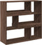 vidaXL - Kamerscherm - 100x33x94,5 - cm - bewerkt - hout - bruin - eikenkleurig