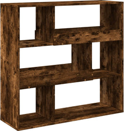 vidaXL - Kamerscherm - 100x33x94,5 - cm - bewerkt - hout - gerookt - eikenkleurig