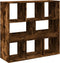 vidaXL - Kamerscherm - 100x33x94,5 - cm - bewerkt - hout - gerookt - eikenkleurig
