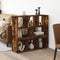 vidaXL - Kamerscherm - 100x33x94,5 - cm - bewerkt - hout - gerookt - eikenkleurig